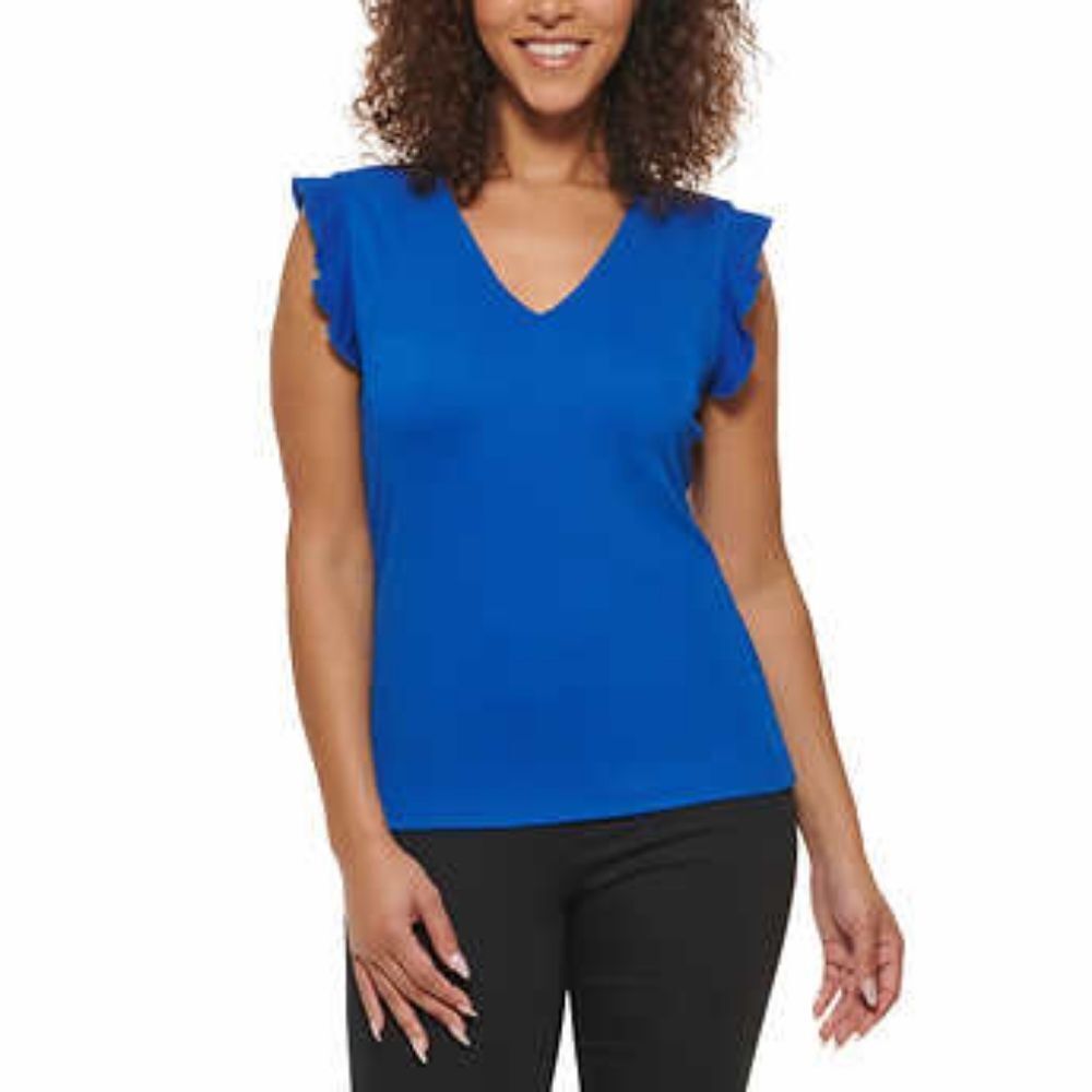 Andrew Marc Ladies' Ruffle Sleeve Blouse